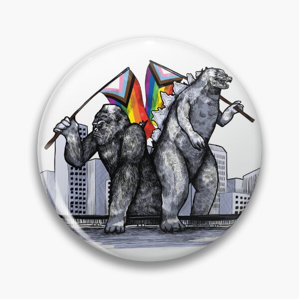 Item preview, King Kong and Godzilla at pride designed and sold by EllyBurg.