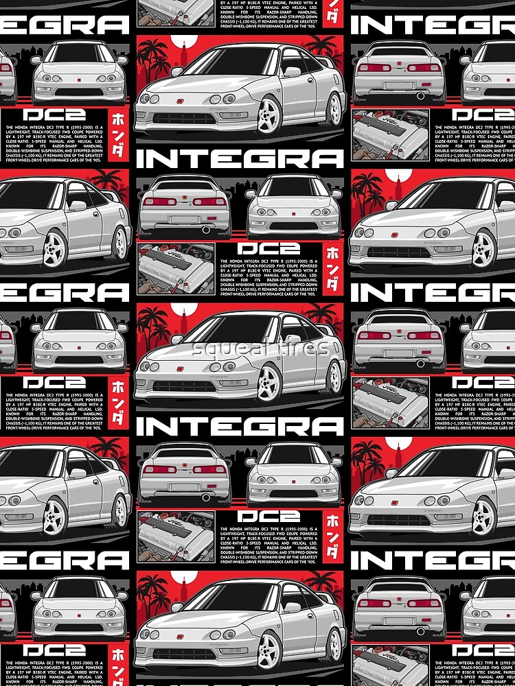 Thumbnail 3 of 3, Scarf, Integra DC2 Type R designed and sold by haiproject.