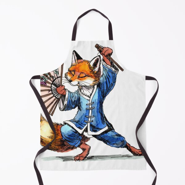 Item preview, Fan Tai Chi Fox designed and sold by Scribbles & Doodles by Jinx.