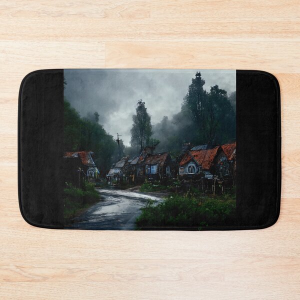 Item preview, Misty Forgotten Village in Forest Fog designed and sold by Amr Siam.