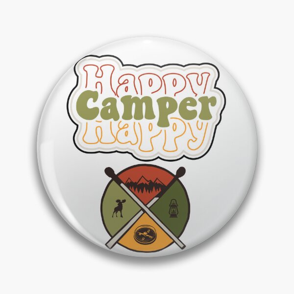 Item preview, Happy Camper with logo designed and sold by Ideas-BYDESiGN.