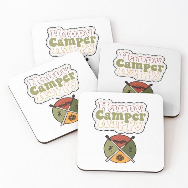 Item preview, Happy Camper with logo designed and sold by Ideas-BYDESiGN.