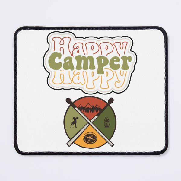 Item preview, Happy Camper with logo designed and sold by Ideas-BYDESiGN.