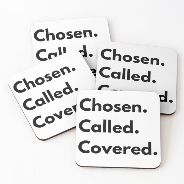 Item preview, Chosen. Called. Covered. – Bold Christian Statement Design designed and sold by ProperBlessed.