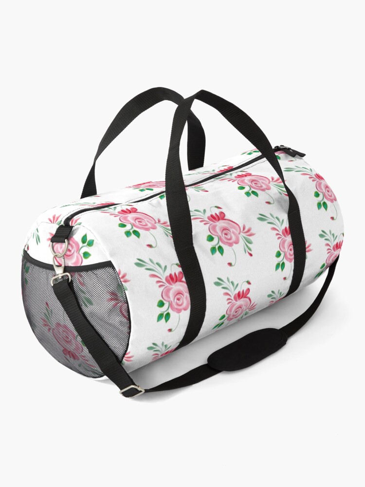 Thumbnail 2 of 3, Duffle Bag, East Frisian Rose designed and sold by lastmanprinting.