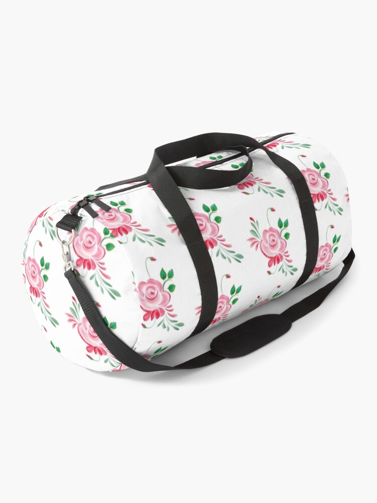 Thumbnail 1 of 3, Duffle Bag, East Frisian Rose designed and sold by lastmanprinting.