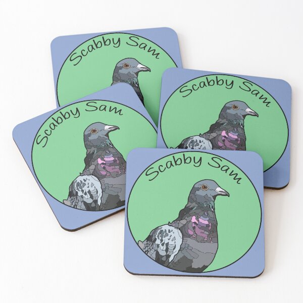 Item preview, Scabby Sam the Pigeon designed and sold by ProfanityFarm.