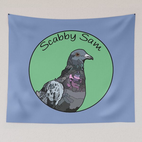 Item preview, Scabby Sam the Pigeon designed and sold by ProfanityFarm.