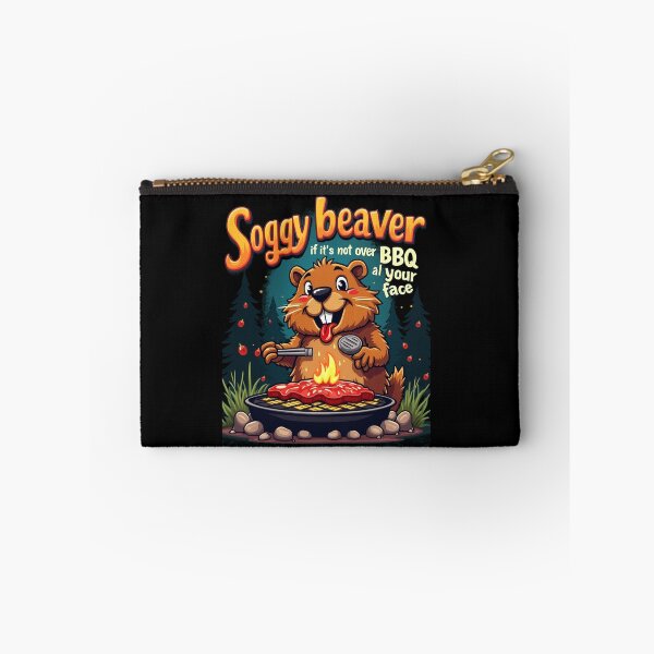 Item preview, Soggy Beaver BBQ: Experience the ultimate messy eating adventure! If your face isn't covered in delicious sauce, you're not doing it right. designed and sold by MIMSCorneR.