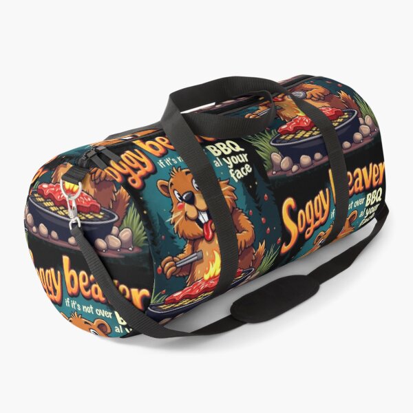 Item preview, Soggy Beaver BBQ: Experience the ultimate messy eating adventure! If your face isn't covered in delicious sauce, you're not doing it right. designed and sold by MIMSCorneR.