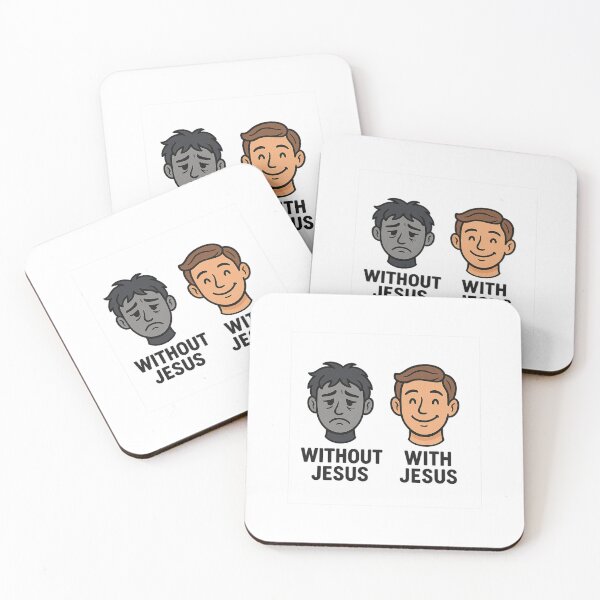 Item preview, Without Jesus – With Jesus | Christian Before and After Faith Design designed and sold by L and J Vielman.