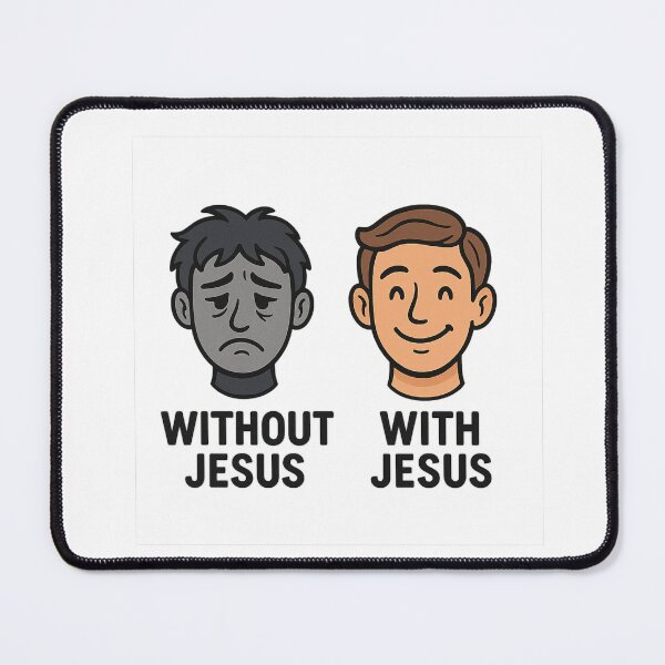 Item preview, Without Jesus – With Jesus | Christian Before and After Faith Design designed and sold by L and J Vielman.