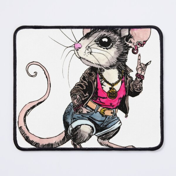 Item preview, Mouse in "Daisy Dukes" designed and sold by Scribbles & Doodles by Jinx.