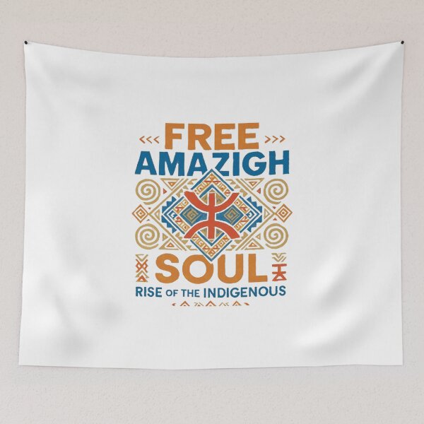 Item preview, "Free Amazigh Soul – Rise of the Indigenous ⵣ" designed and sold by salimarts5dz.