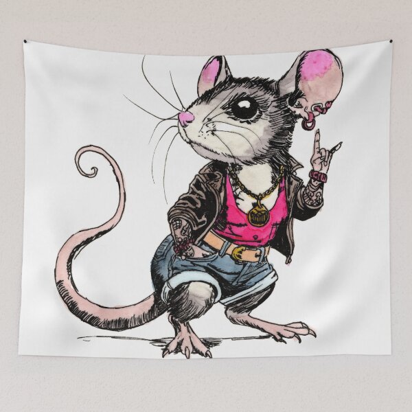 Item preview, Mouse in "Daisy Dukes" designed and sold by Scribbles & Doodles by Jinx.