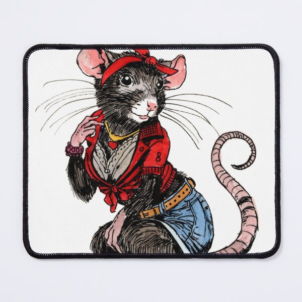 Item preview, Rockabilly Rat designed and sold by Scribbles & Doodles by Jinx.