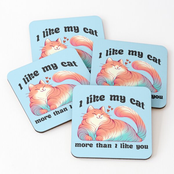 Item preview, I Like My Cat... designed and sold by Moxie Merch Design Studio.