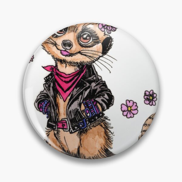 Item preview, Leather Jacket and Pink Flowers designed and sold by Scribbles & Doodles by Jinx.