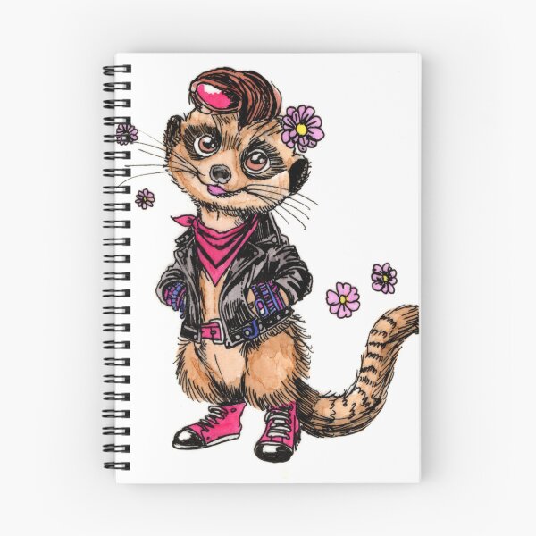 Item preview, Leather Jacket and Pink Flowers designed and sold by Scribbles & Doodles by Jinx.