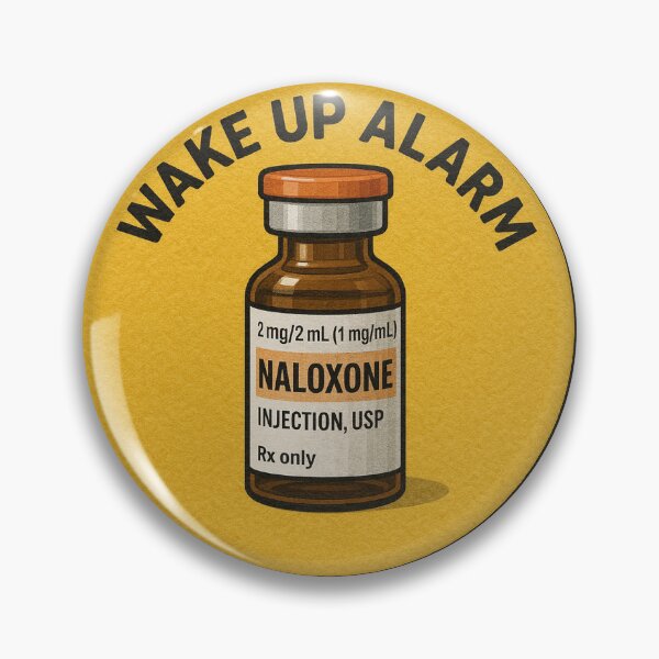 Item preview, Alarma de despertador Narcan Design designed and sold by BurnoutBoutique.