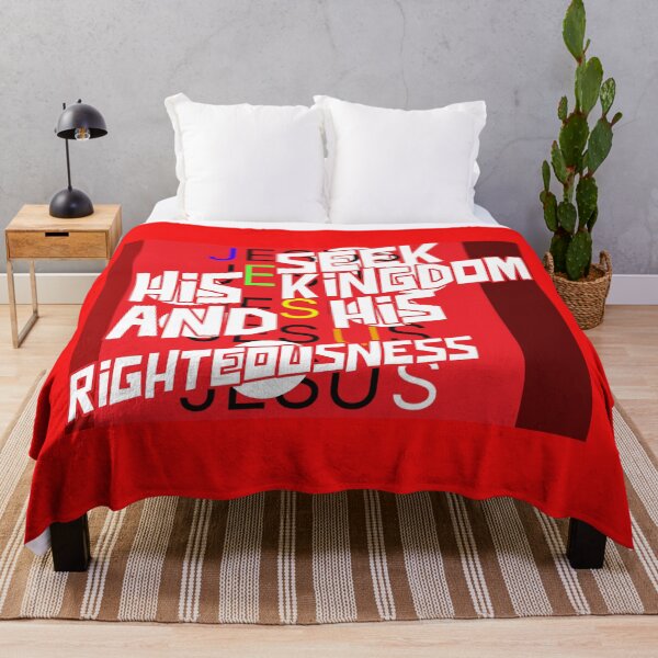 Item preview, SEEK HIS KINGDOM AND HIS RIGHTEOUSNESS designed and sold by WS-C-O-A-H-S.