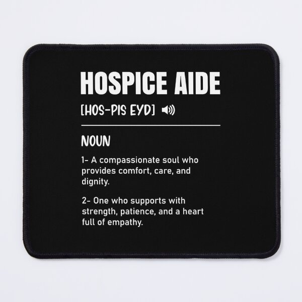 Item preview, Hospice Aide Nurse Definition Hospital Medical CNA Nursing designed and sold by Stick-Artistry.