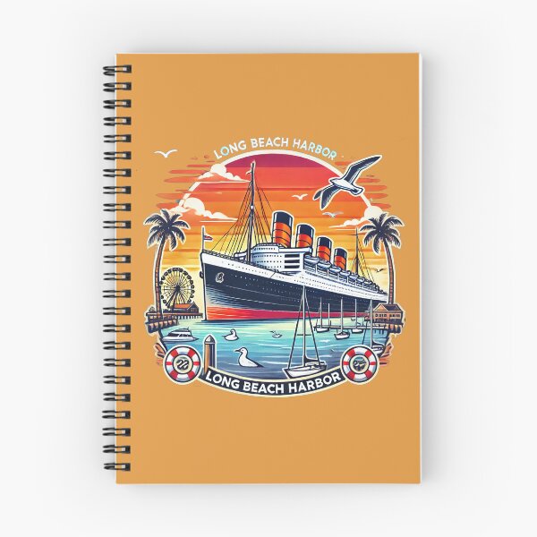 Item preview, Queen Mary Long Beach designed and sold by Fun Travel Art.