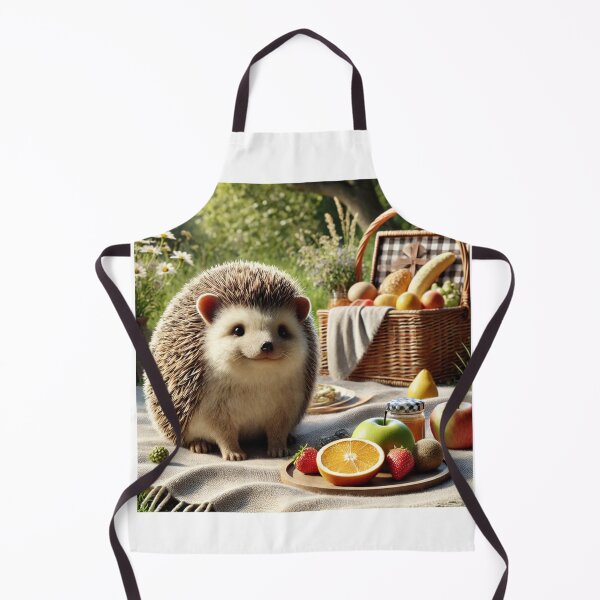 Item preview, Cute Hedgehog at a Summer Picnic designed and sold by Simon Widhopf.
