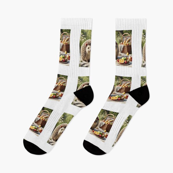 Item preview, Cute Hedgehog at a Summer Picnic designed and sold by Simon Widhopf.