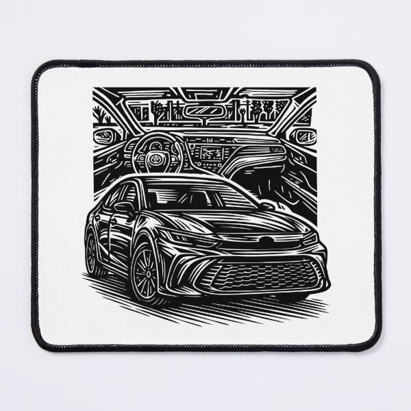Item preview, Line Art Style Toyota Camry Hybrid designed and sold by TrilogyMerch.