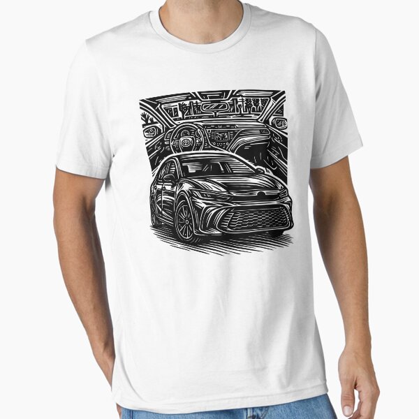 Item preview, Line Art Style Toyota Camry Hybrid designed and sold by TrilogyMerch.