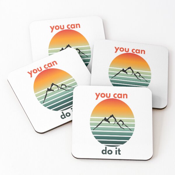 Item preview, You can do it retro mountain designed and sold by YourFavBuddy.