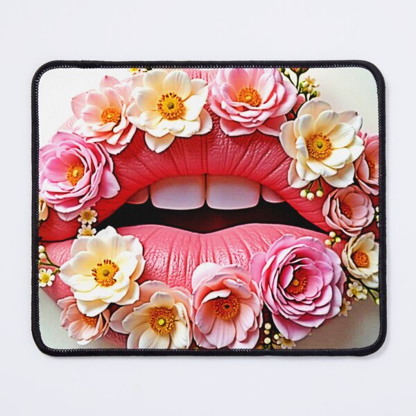 Item preview, Floral Lips Artistry designed and sold by Health And Fitness Posts e-Store.
