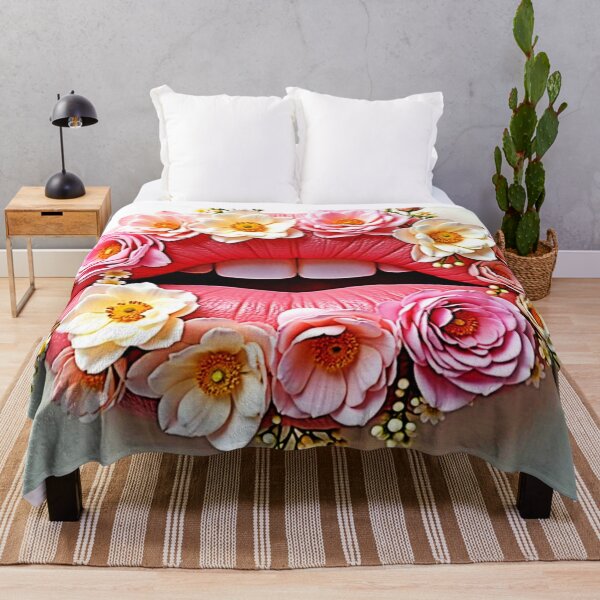 Item preview, Floral Lips Artistry designed and sold by Health And Fitness Posts e-Store.