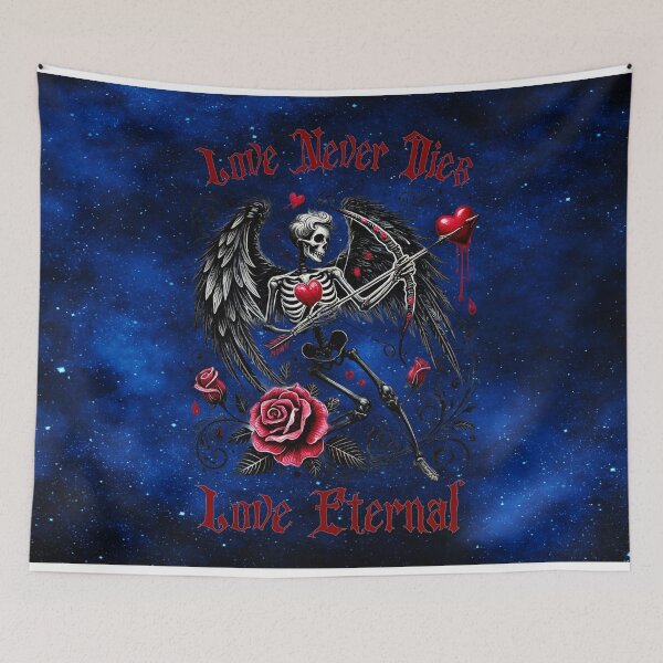 Item preview, Love Never Dies – Gothic Skeleton with Enchanted Arrows designed and sold by MysticOzzy.