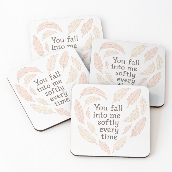 Item preview, You Fall Into Me Softly Every Time Feathers designed and sold by Owcomm.