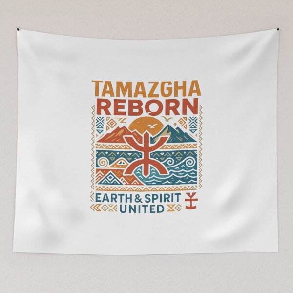 Item preview, "Tamazgha Reborn – Earth & Spirit United ⵣ" designed and sold by salimarts5dz.