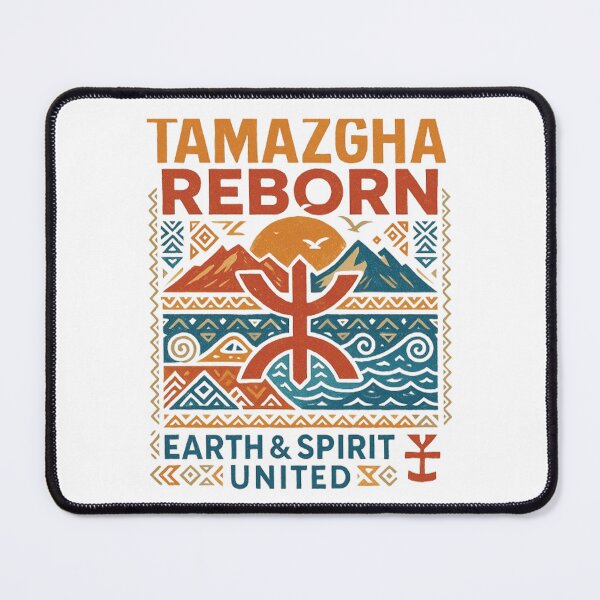Item preview, "Tamazgha Reborn – Earth & Spirit United ⵣ" designed and sold by salimarts5dz.