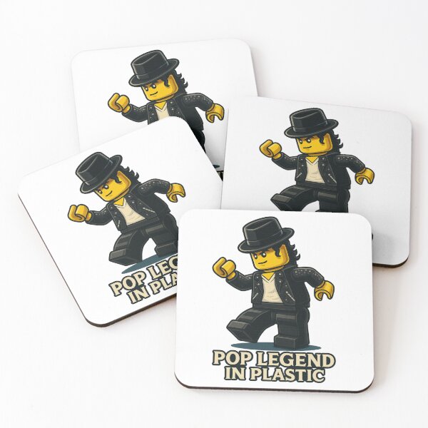 Item preview, Pop Legend in Plastic – LEGO Style Tribute Sticker designed and sold by CoachEkong.