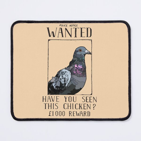 Item preview, Scabby Sam the Pigeon Wanted Poster designed and sold by ProfanityFarm.