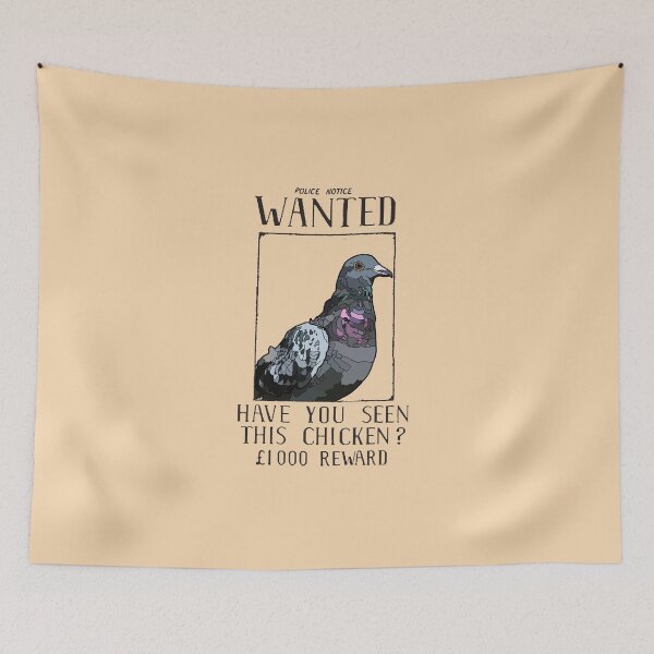 Item preview, Scabby Sam the Pigeon Wanted Poster designed and sold by ProfanityFarm.