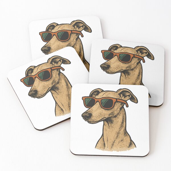 Item preview, Greyhound Wearing Sunglasses designed and sold by VelvetRoom.
