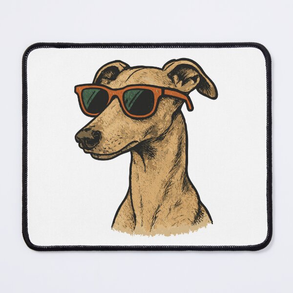 Item preview, Greyhound Wearing Sunglasses designed and sold by VelvetRoom.