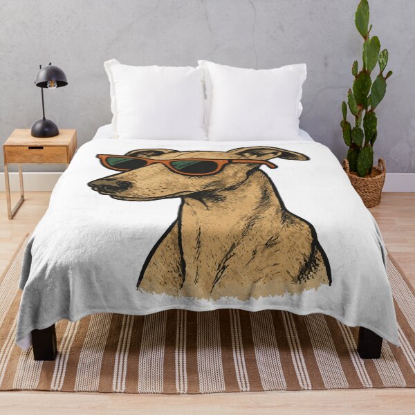 Item preview, Greyhound Wearing Sunglasses designed and sold by VelvetRoom.