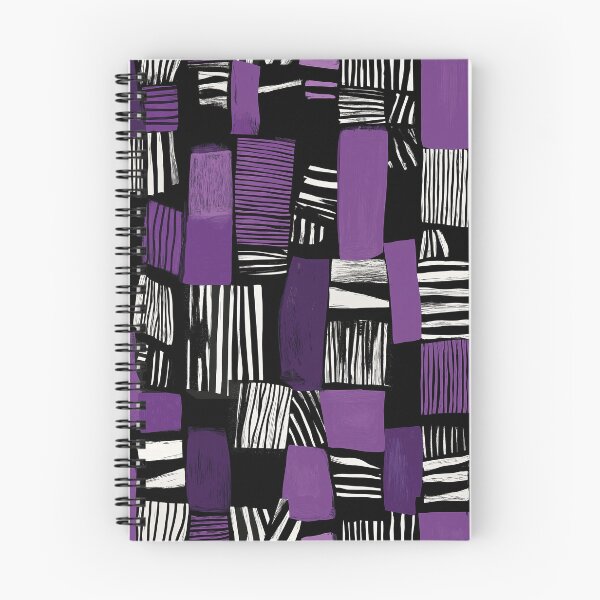 Item preview, Midnight Rhythm: Abstract Linework in Violet and Ink designed and sold by Espinoza Creative.