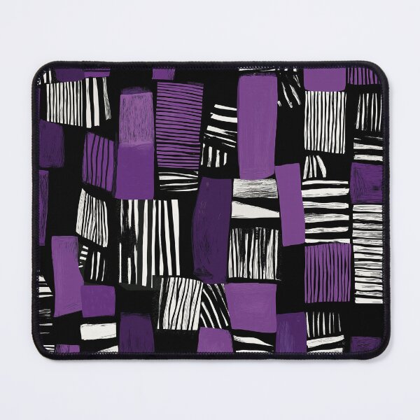 Item preview, Midnight Rhythm: Abstract Linework in Violet and Ink designed and sold by Espinoza Creative.