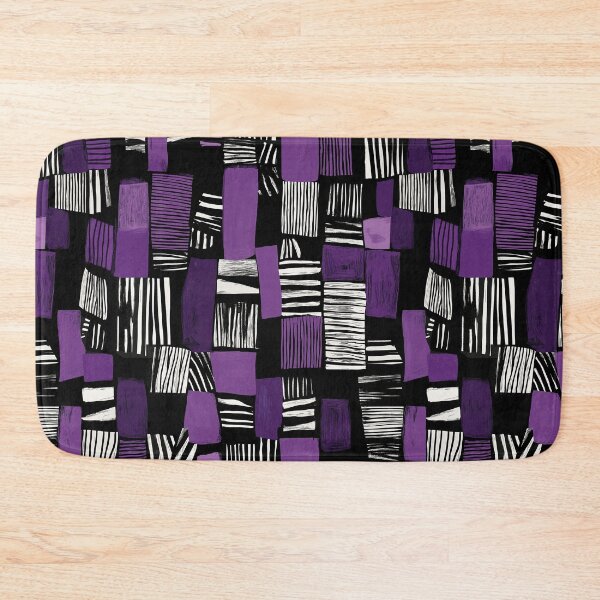 Item preview, Midnight Rhythm: Abstract Linework in Violet and Ink designed and sold by Espinoza Creative.