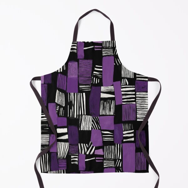 Item preview, Midnight Rhythm: Abstract Linework in Violet and Ink designed and sold by Espinoza Creative.