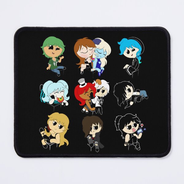 Item preview, The CHIBI Heart Mafia - The Black Heart Mafia designed and sold by SidGalsGallery.