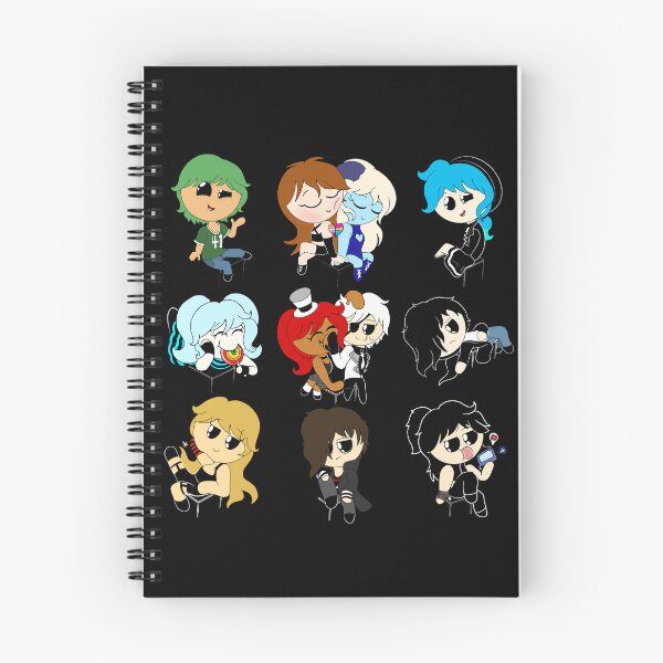 Item preview, The CHIBI Heart Mafia - The Black Heart Mafia designed and sold by SidGalsGallery.